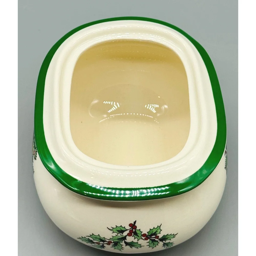 Spode Christmas Tree Creamer Lidded Sugar Bowl Set S3324 England Boxed